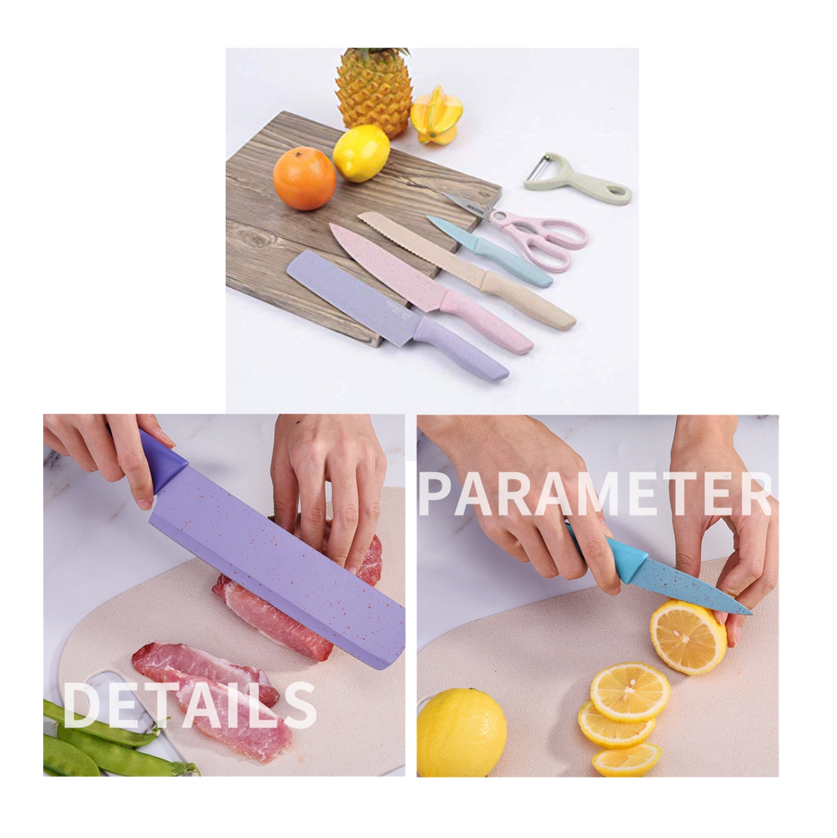 Miniatura 2 de Set Cuchillos Acero Inoxidable Color